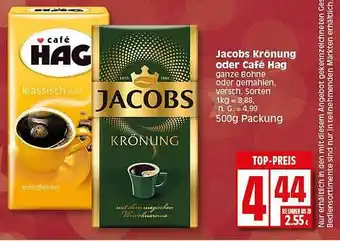 Elli Markt Jacobs krönung oder café hag Angebot