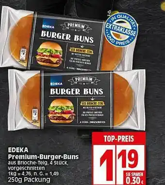 Elli Markt Edeka premium-burger-buns Angebot