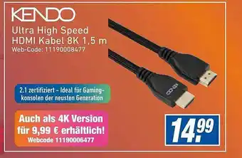 Expert Kendo ultra high speed hdmi kabel Angebot