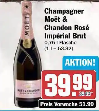 AEZ Champagner moët & chandon rosé impérial brut Angebot