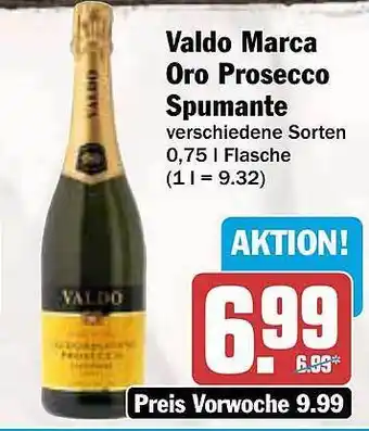 AEZ Valdo marca oro prosecco spumante Angebot