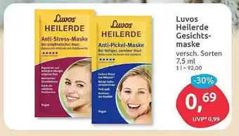 Budni Luvos heilerde gesichtsmaske Angebot