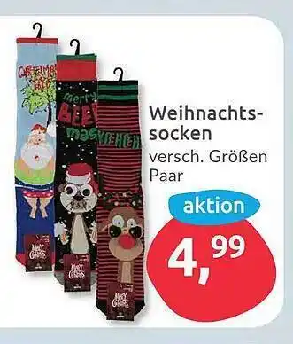 Budni Weihnachtssocken Angebot