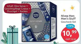 Budni Nivea men men's stuff Angebot