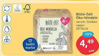 Budni Blüte-zeit öko-windeln Angebot