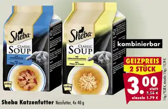 Mäc Geiz Sheba Katzenfutter 4x40 g Angebot