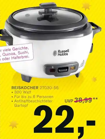 KODi Russell Hobbs Reiskocher 27030-56 Angebot