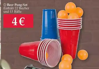 Woolworth Beer pong-set Angebot