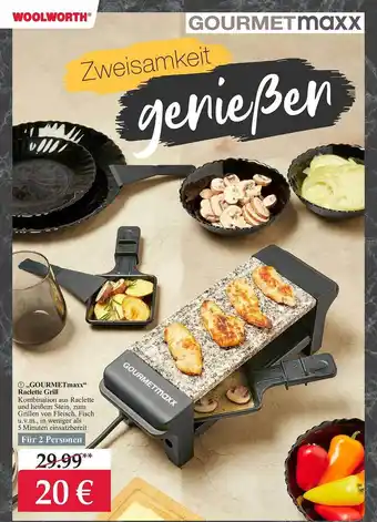 Woolworth „gourmetmaxx “ raclette grill Angebot