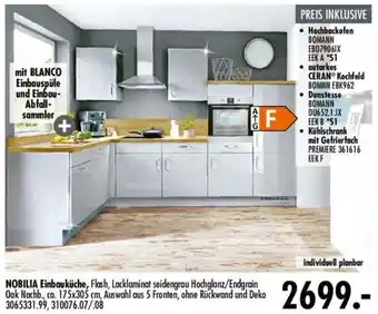 Möbel Boss Nobilia Einbauküche Angebot