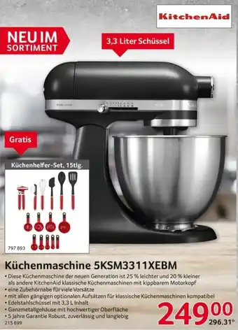 Selgros KitchenAid Küchenmaschine 5KSM3311XEBM Angebot