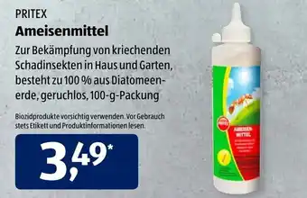 Aldi Süd Pritex Ameisenmittel Angebot