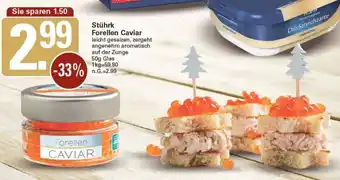 WEZ Stührk Forellen Caviar 50g Glas Angebot