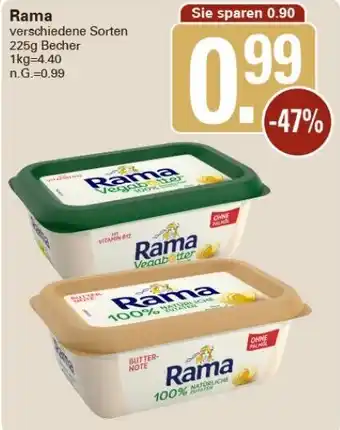 WEZ Rama 225g Becher Angebot