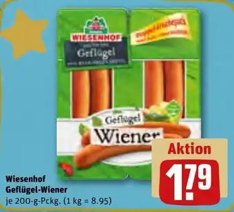 REWE Wiesenhof Geflügel Wiener 200 g Pckg. Angebot