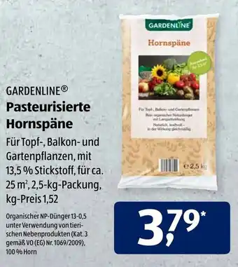 Aldi Süd Gardenline Pasteurisierte Hornspäne Angebot