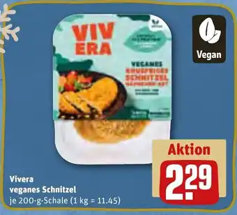 REWE Vivera Veganes Schnitzel 200 g Schale Angebot