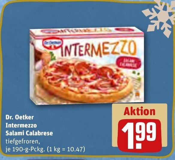 Dr. Oetker Intermezzo Salami Calabrese 190 g Pckg. Angebot bei REWE