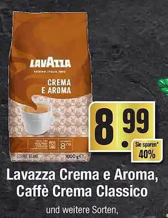 E-Center Lavazza crema e aroma, caffe crema classico Angebot