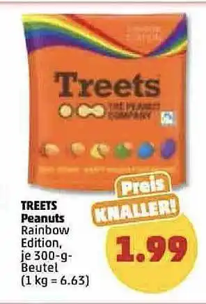 PENNY Treets peanuts Angebot