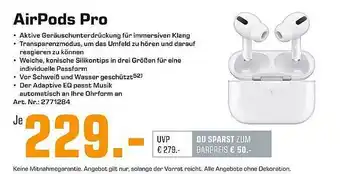 Saturn Airpods pro Angebot