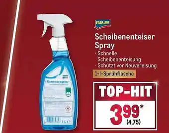 METRO Fairline scheibenenteiser spray Angebot