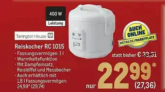 METRO Tarrington house reiskocher rc 1015 Angebot