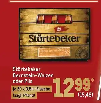 METRO Störtebeker bernstein-weizen oder pils Angebot