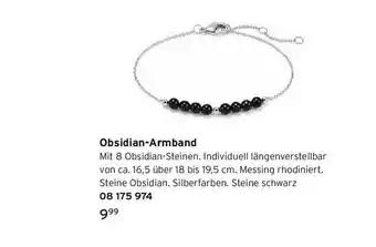 Tchibo Obsidian-armband Angebot