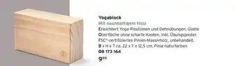 Tchibo Yogablock Angebot