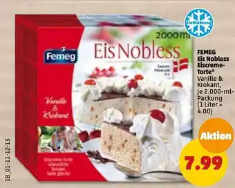 PENNY Femeg eis nobless eiscreme torte Angebot