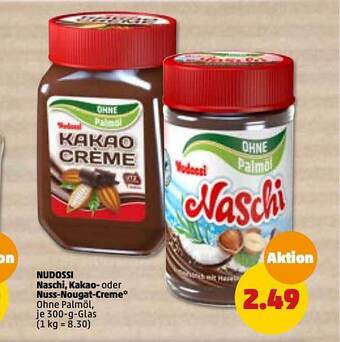 PENNY Nudossi naschi, kakao oder nuss-nougat creme Angebot