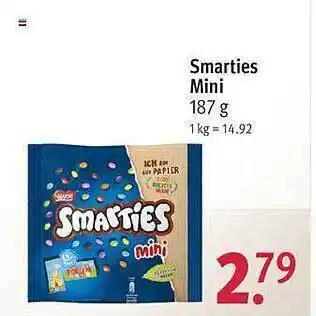 Rossmann Smarties mini Angebot