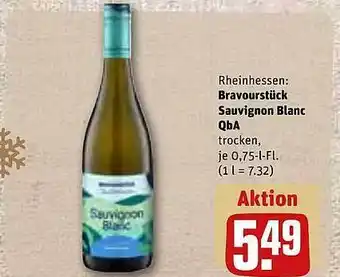 REWE Kaufpark Rheinhessen bravourstück sauvignon blanc qba Angebot