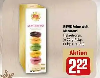 REWE Kaufpark Rewe feine welt macarons Angebot