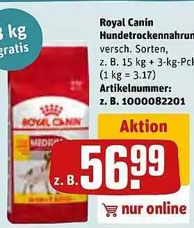 REWE Kaufpark Royal canin hundetrockennahrung Angebot