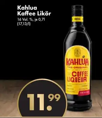 Trink und Spare Kahlua Kaffee Likor 700ml Angebot