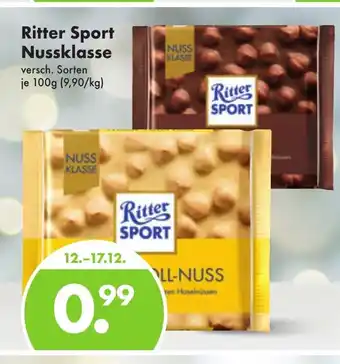 Trink und Spare Ritter Sport 100g Angebot