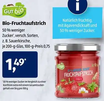 Aldi Süd Gut Bio Fruchtaufstrich 200g Glas Angebot