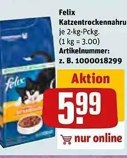 REWE Felix katzentrockennahrung Angebot