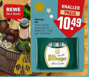 REWE Kaufpark Bitburger pils Angebot