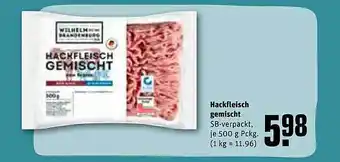 REWE Kaufpark Hackfleisch gemischt Angebot