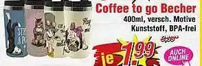 Wiglo Wunderland Coffee to go becher Angebot