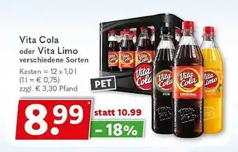 Getränkeland Vita cola oder vita limo Angebot