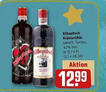 REWE Killepitsch kräuterlikör Angebot
