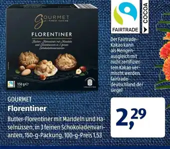 Aldi Süd Gourmet Florentiner 150g Angebot