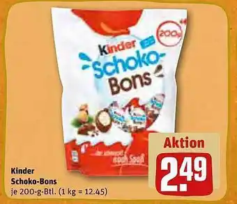 REWE Kinder schoko-bons Angebot