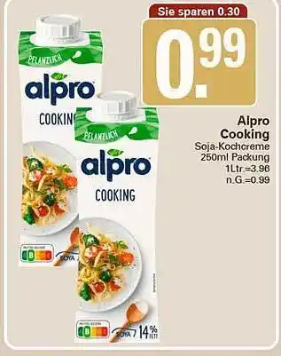 WEZ Alpro cooking Angebot