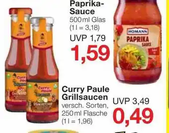 Jawoll Paprika-sauce oder curry paule grillsaucen Angebot