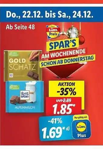 Lidl Gold schatz Angebot